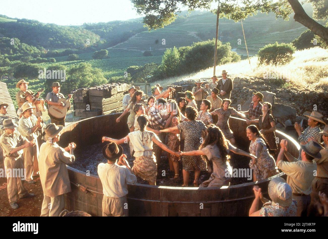 Ein Spaziergang in den Wolken Jahr : 1995 USA Regie : Alfonso Arau Keanu Reeves , Aitana Sánchez-Gijón Stockfoto