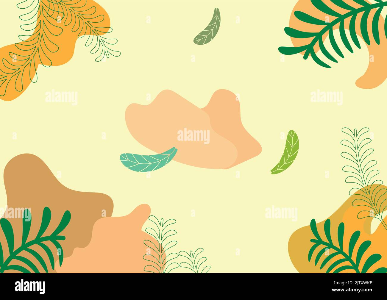 Abstrakt Hintergrund Textur Natur Blatt grün Baum Kunst Grafik Design Tapete Flyer Poster Muster Textil Hintergrund Vektor Illustration Stock Vektor