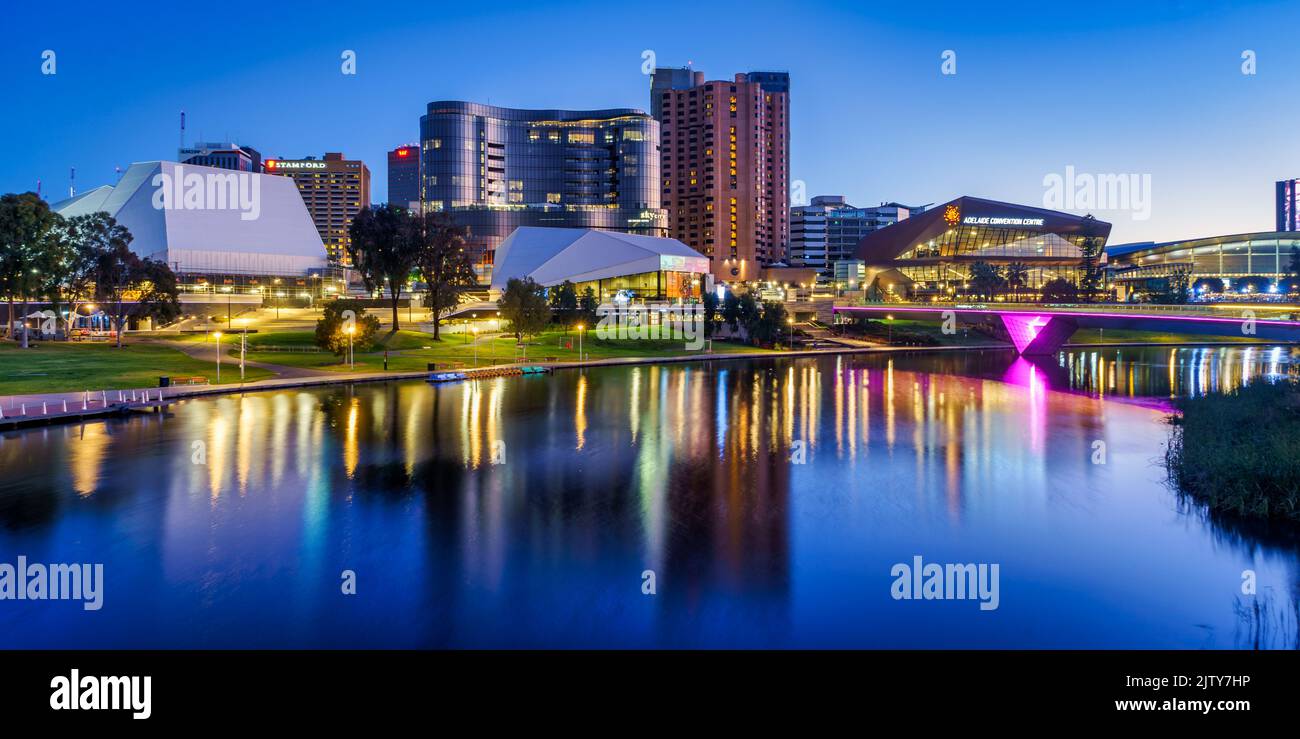 Adelaide Festival Theatre und Convention Center Stockfoto
