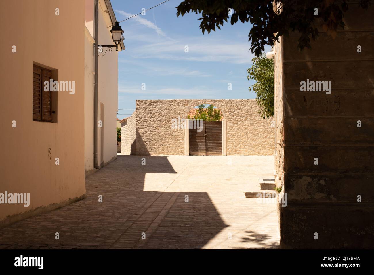 Straße in Kroatien Stockfoto