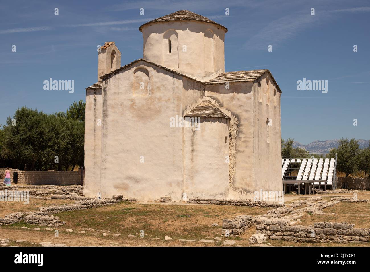 Römisch-katholische Kirche St. Nikolaus, Nin Stockfoto
