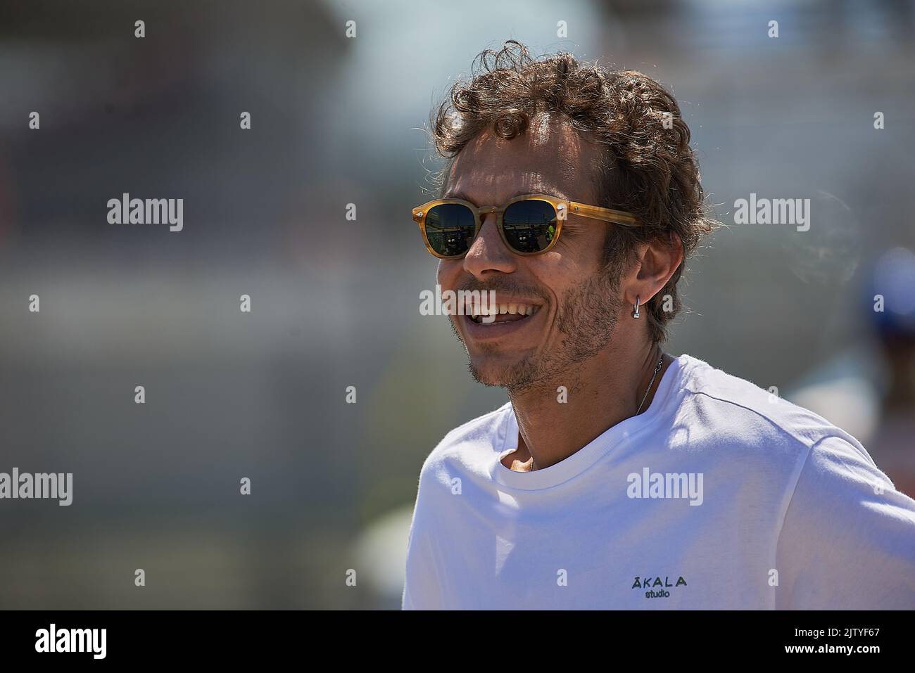 Valentino Rossi Guest Super Bike Misano 2022 Stockfoto