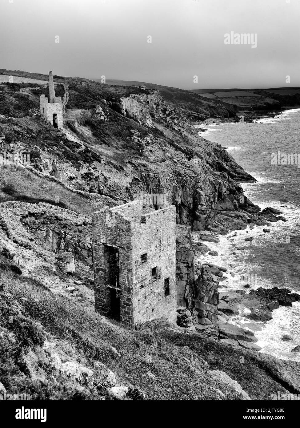 Maschinenhaus Trewavas Stockfoto