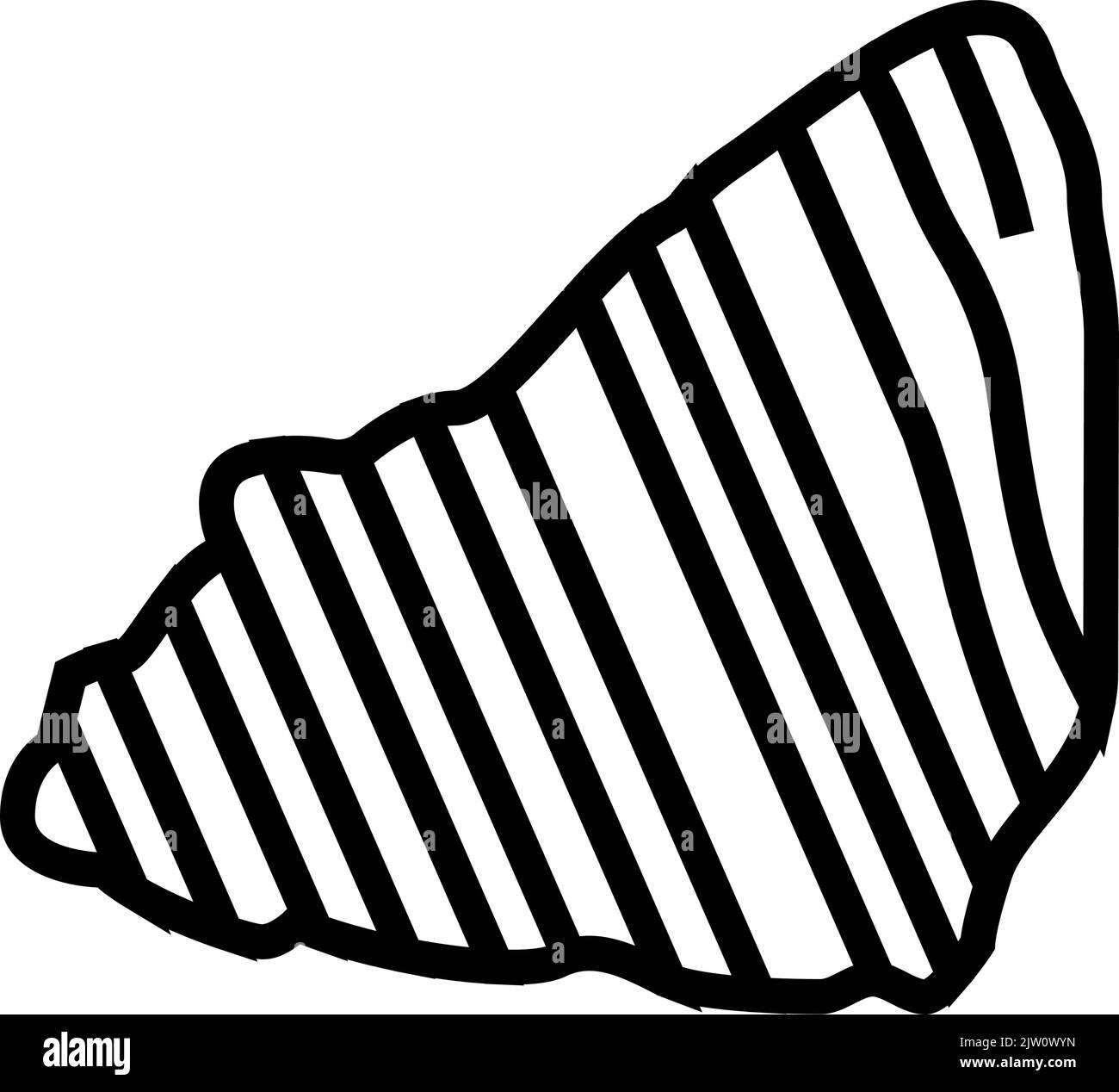 Abbildung des Symbols für die Sandsteinfelsen-Linie Stock Vektor