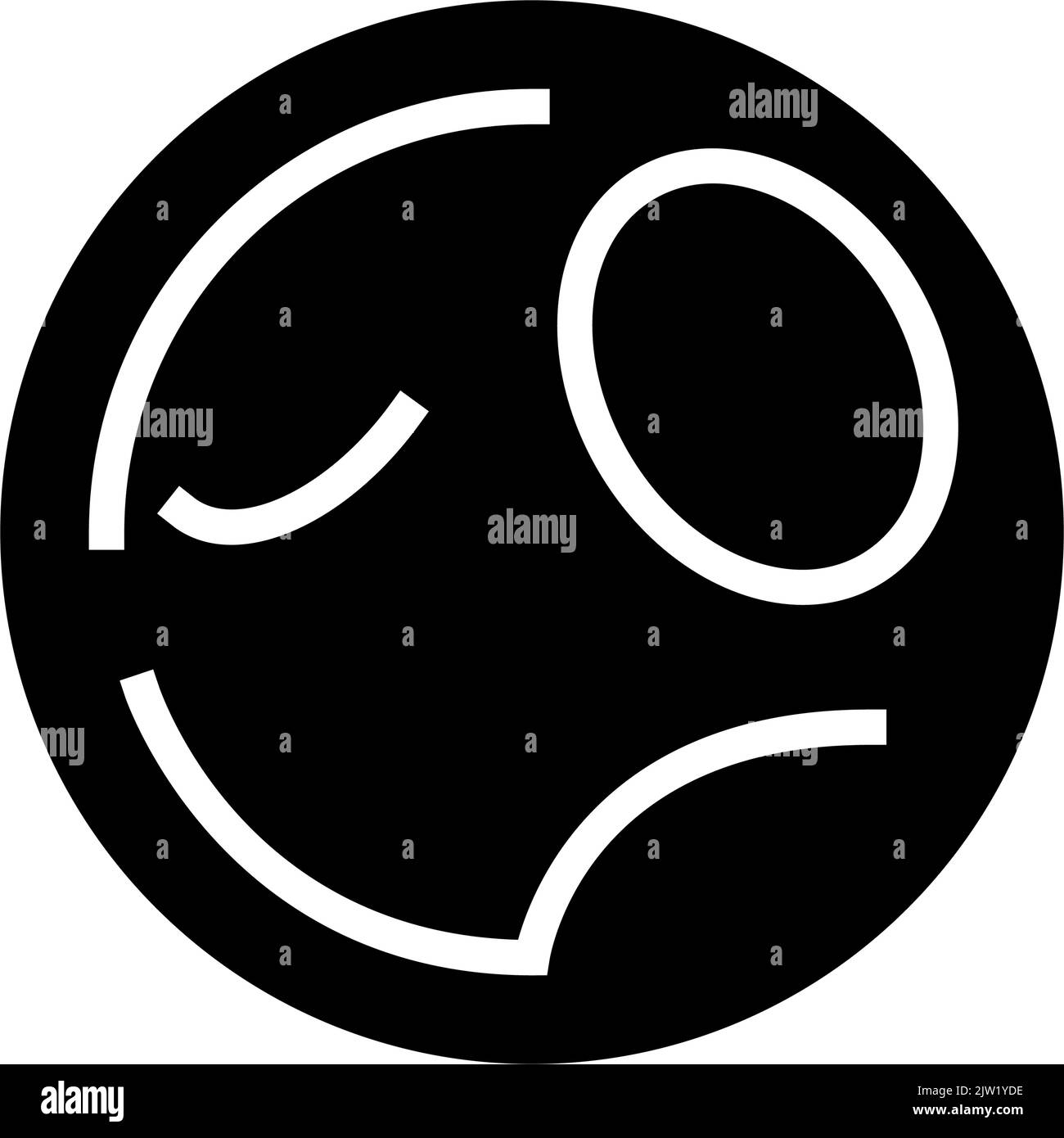 Abbildung des symbols für perlstein-Felsglyphen Stock Vektor