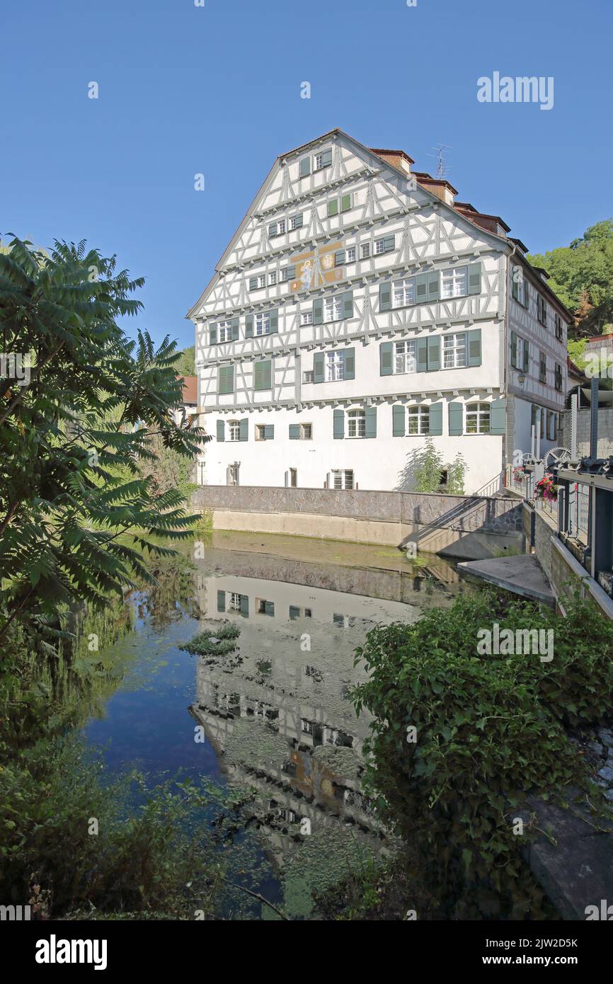 Stubensches Schlößchen erbaut 1519 in Horb am Neckar, Neckartal, Nordschwarzwald, Schwarzwald, Baden-Württemberg, Deutschland Stockfoto