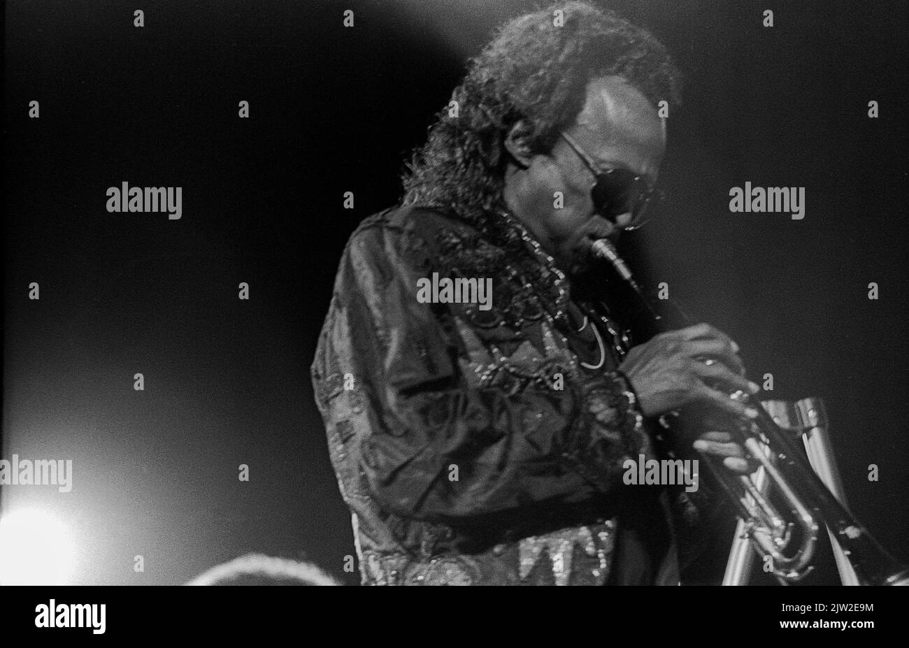 Polen, Warschau, 30. 10. 1988, Miles Davis, Jazz Jamboree, Kulturpalast in Warschau Stockfoto