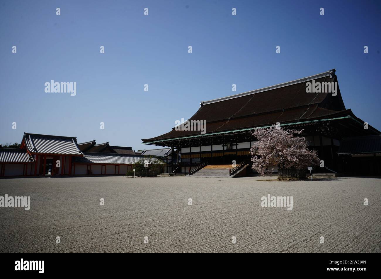 Kaiserliches Nijo Schloss in Kyoto Stockfoto