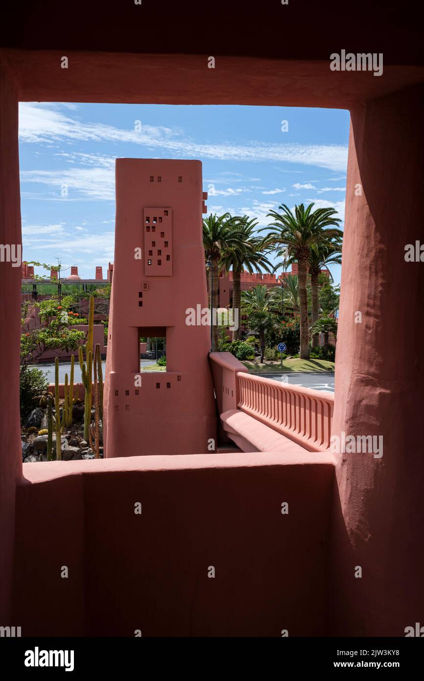 Abama, Ritz Carlton, luxuriöses 5-Sterne-Hotel und Golfplatz an der Westküste von Teneriffa in der Nähe von Playa San Juan, Kanarische Inseln, Spanien Stockfoto