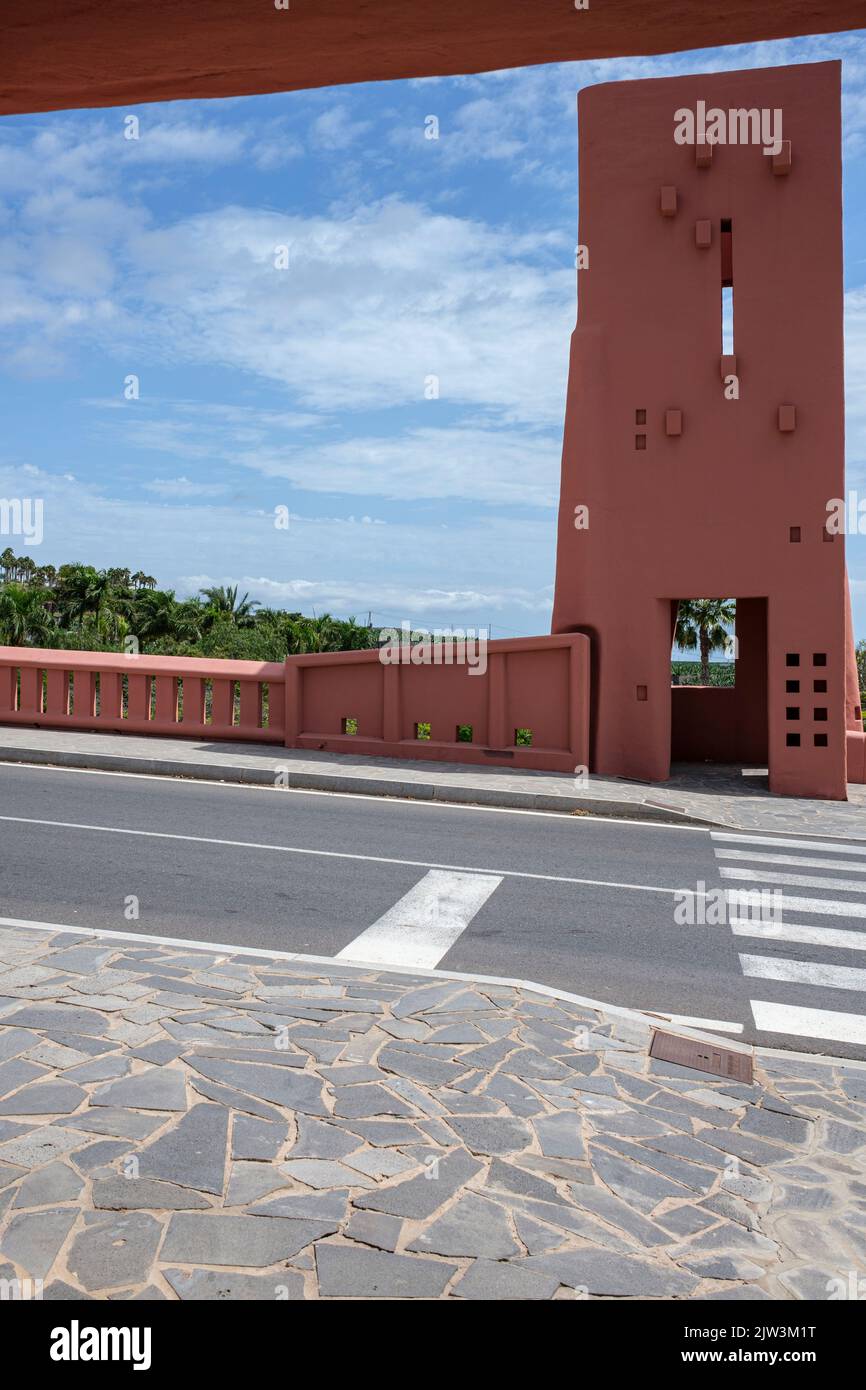 Abama, Ritz Carlton, luxuriöses 5-Sterne-Hotel und Golfplatz an der Westküste von Teneriffa in der Nähe von Playa San Juan, Kanarische Inseln, Spanien Stockfoto