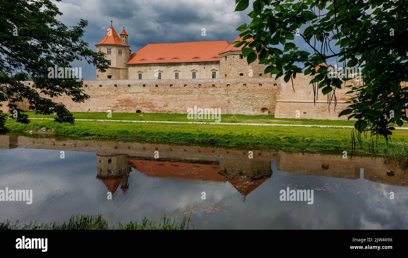 Das Schloss von Fagaras in Rumänien Stockfoto