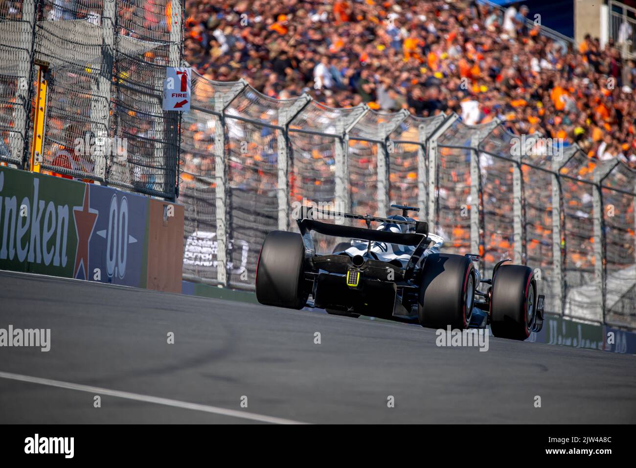 Zandvoort, Niederlande, 03.. September 2022, Pierre Gasly aus Frankreich tritt für die Scuderia AlphaTauri an. Qualifying, Runde 15 der Formel-1-Meisterschaft 2022. Kredit: Michael Potts/Alamy Live Nachrichten Stockfoto
