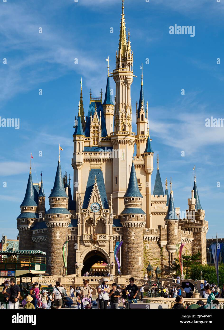 Tokyo Disneyland Castle Stockfoto