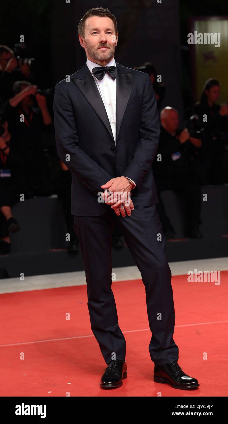 3. September 2022, VENEDIG, ITALIEN: Der australische Schauspieler Joel Edgerton kommt zur Premiere von „Master Gardner“ während des jährlichen Venice International Film Festival 79., am 03. September 2022 in Venedig, Italien. Der Film wird auf dem Festival vom 31. August bis 10. September 2022 außer Konkurrenz präsentiert. ANSA/CLAUDIO ONORATI. (Bild: © ANSA via ZUMA Press) Stockfoto