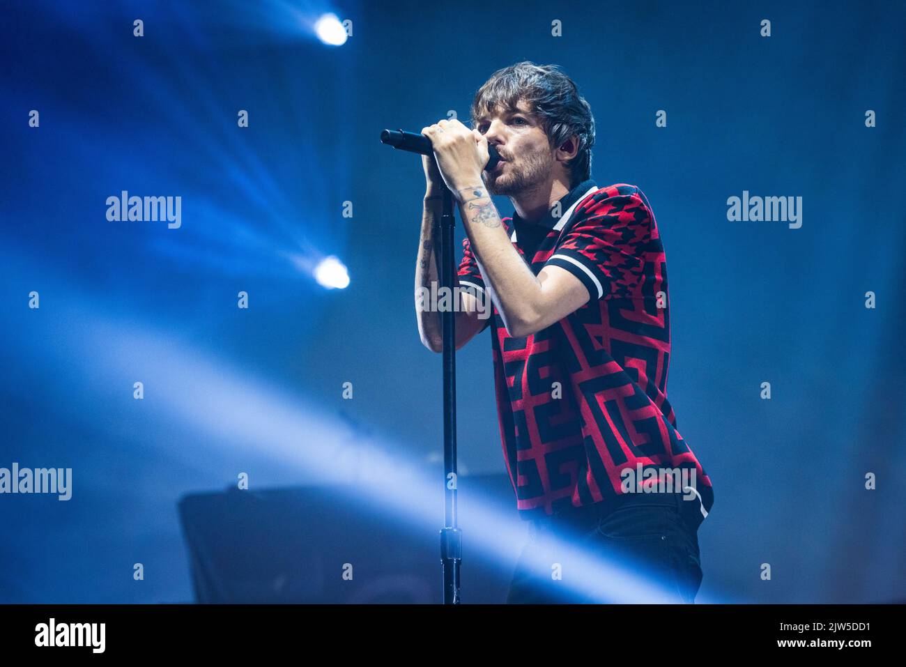 Mailand, Italien. 03. September 2022. Louis Tomlinson tritt beim Milano Summer Festival auf. Kredit: Marco Arici/Alamy Live Nachrichten Stockfoto