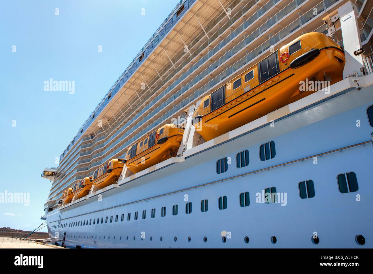 Royal Caribbean International Anthem of the Seas Quantum-Klasse-Kreuzschiff angedockt Stockfoto