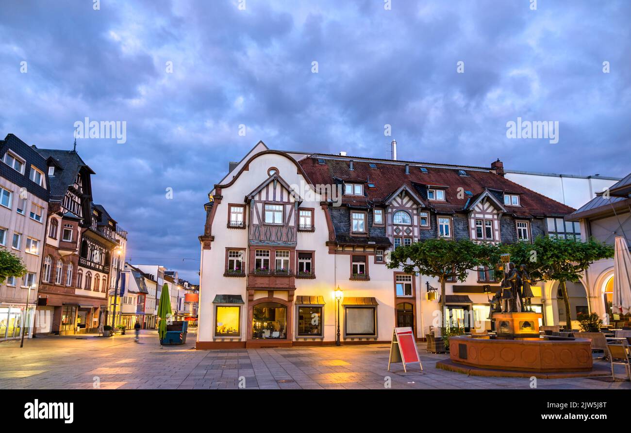 Traditionelle Häuser in Bad Homburg vor der Hohen bei Frankfurt in Deutschland Stockfoto