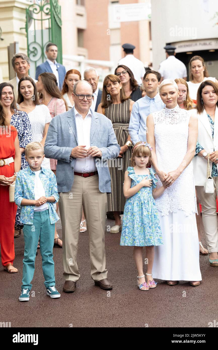 Prinzessin Charlene von Monaco, Prinz Jacques von Monaco, Prinz Albert