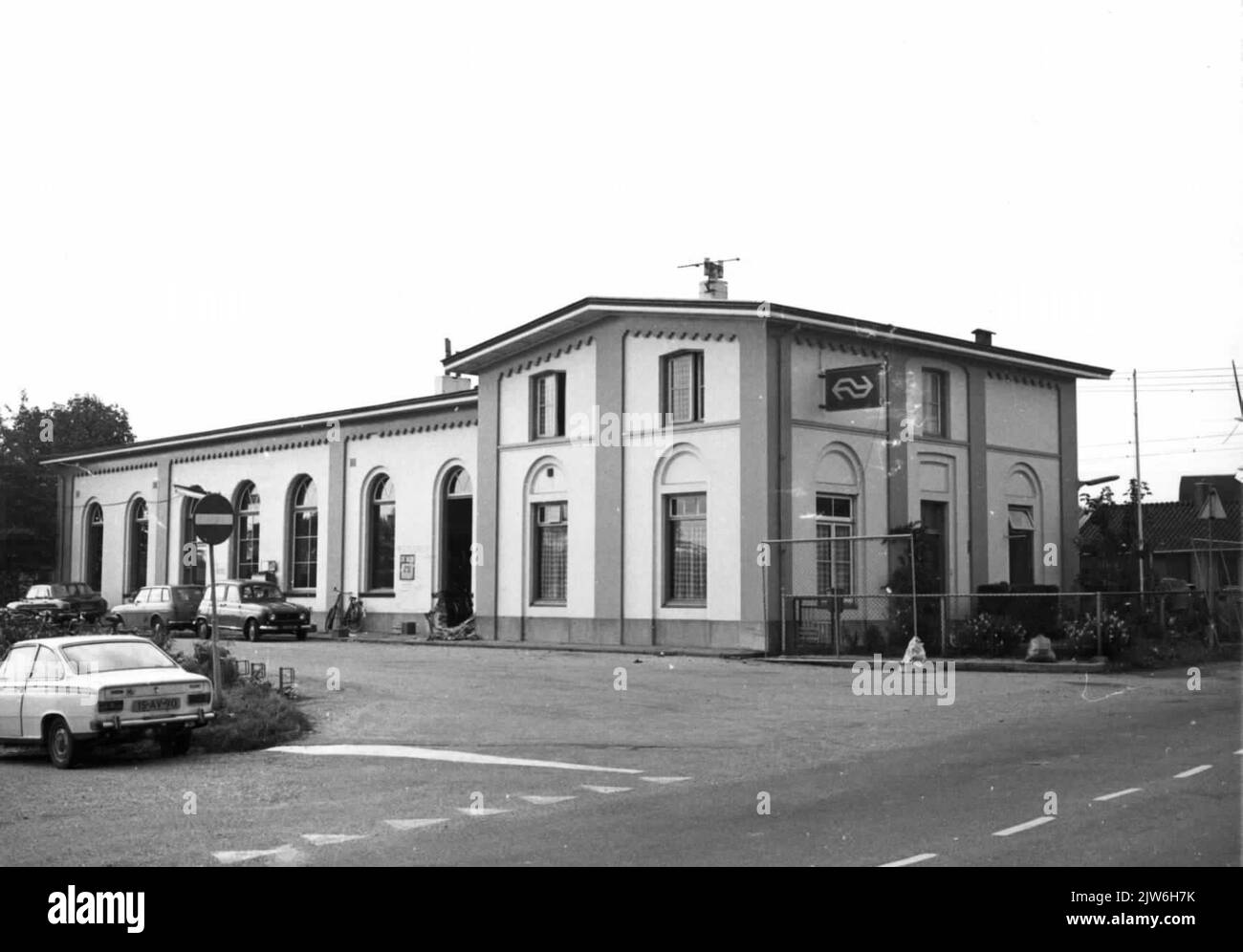 Blick auf die N.S. Station Breukelen in Breukelen. Stockfoto