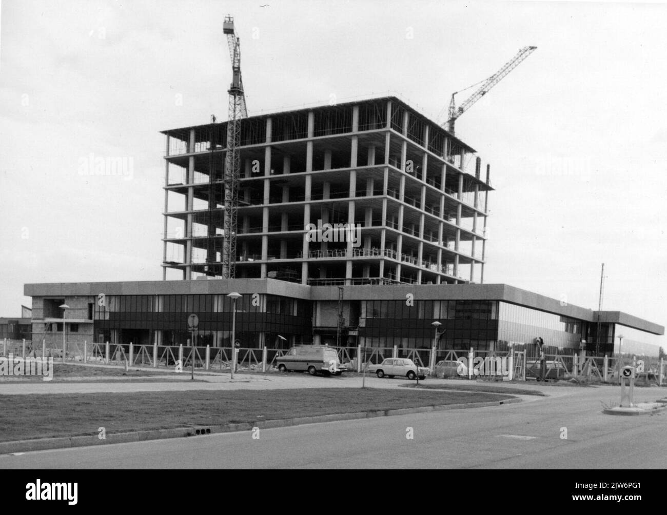 Blick auf den Bau des F.A.F.C. Ging Gebäude der zahnärztlichen Fakultät der Universität Utrecht (Sorbonnelaan 16) in Utrecht. Stockfoto