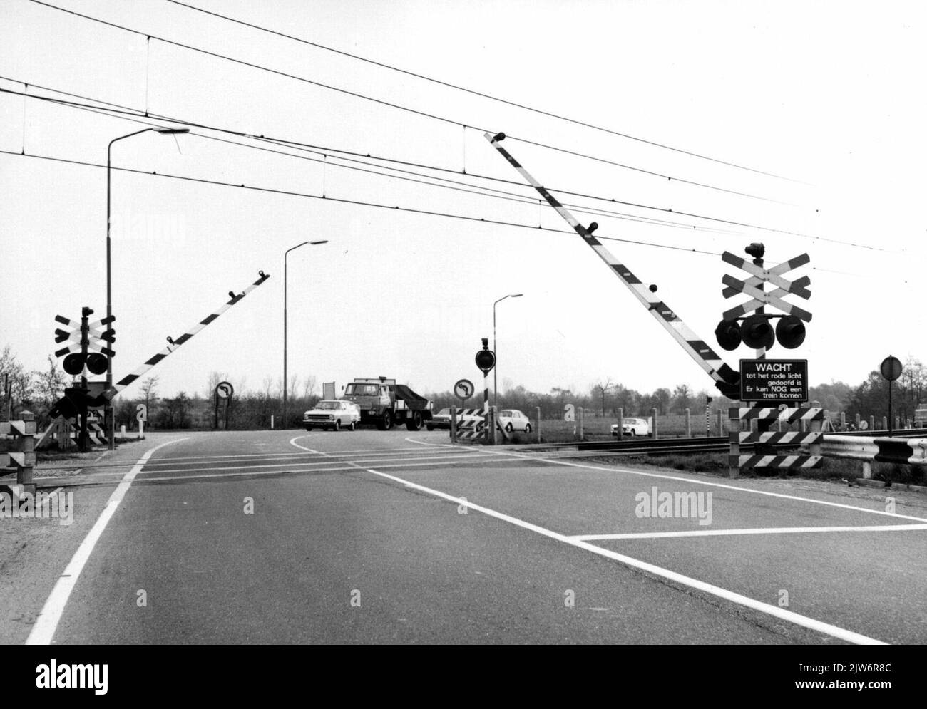 Blick auf die N.S. Station Winsum in Winsum. Stockfoto