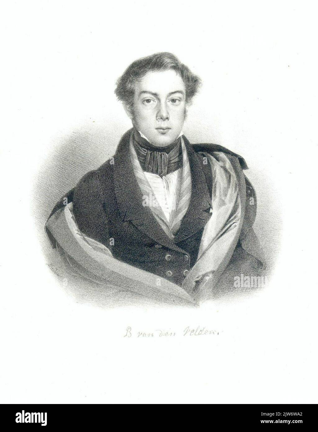 B van den Velden. Stockfoto