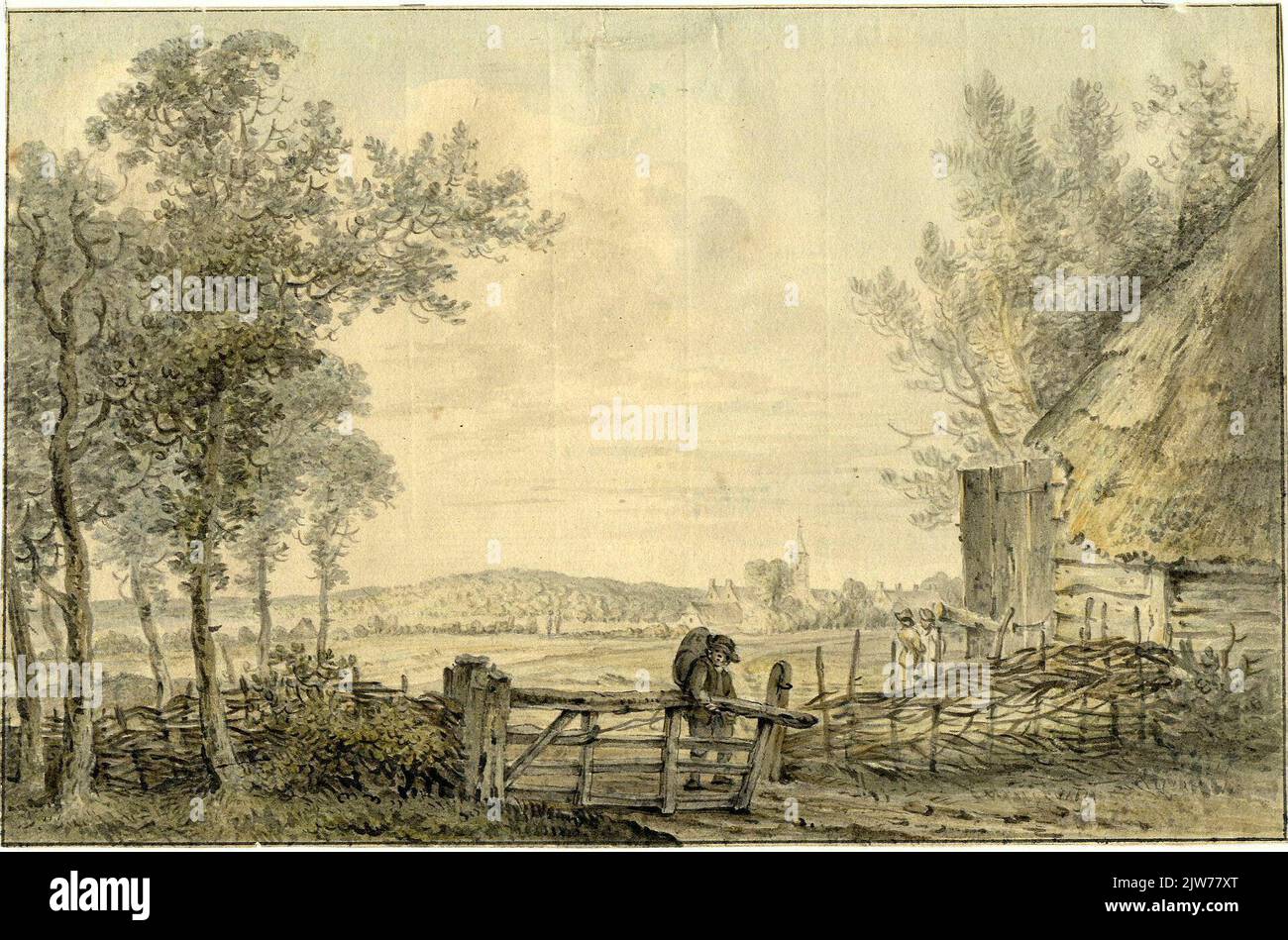 Leersum den 11. Sept. 1765. Stockfoto