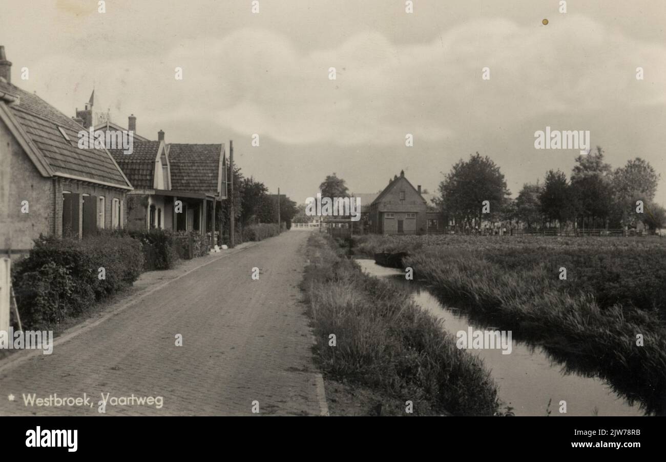 Abbildung des Holzpostwagens NS P 6046 der niederländischen Postdienste, die von 1909 bis 1919 beschäftigt waren. Stockfoto