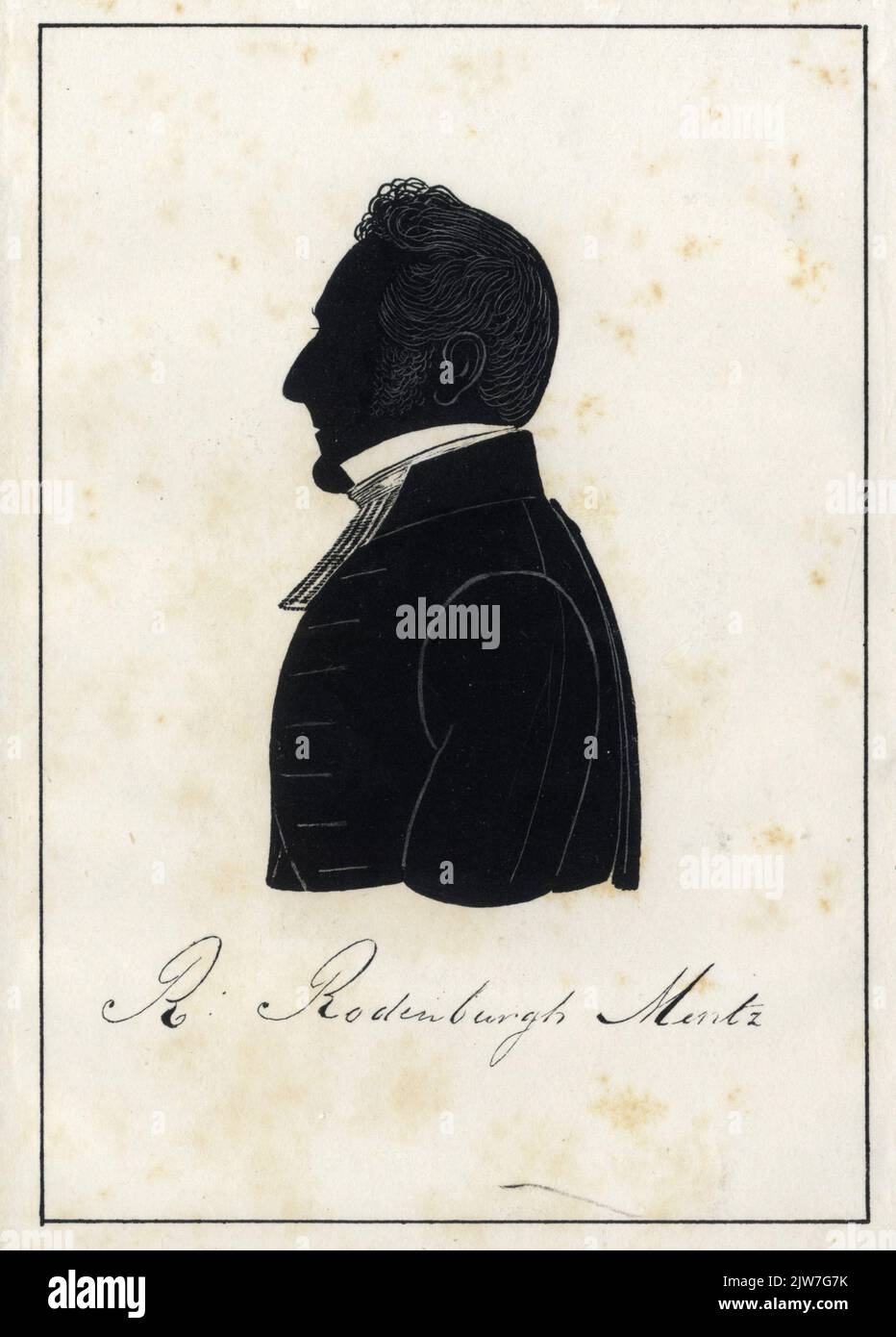 R: Rodenburgh Mentz Stockfoto