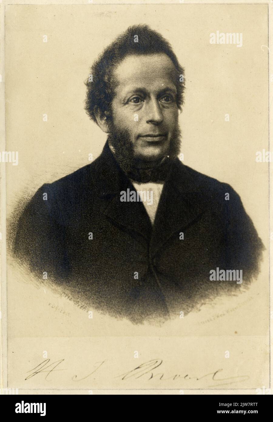 H. J. Broers. Stockfoto
