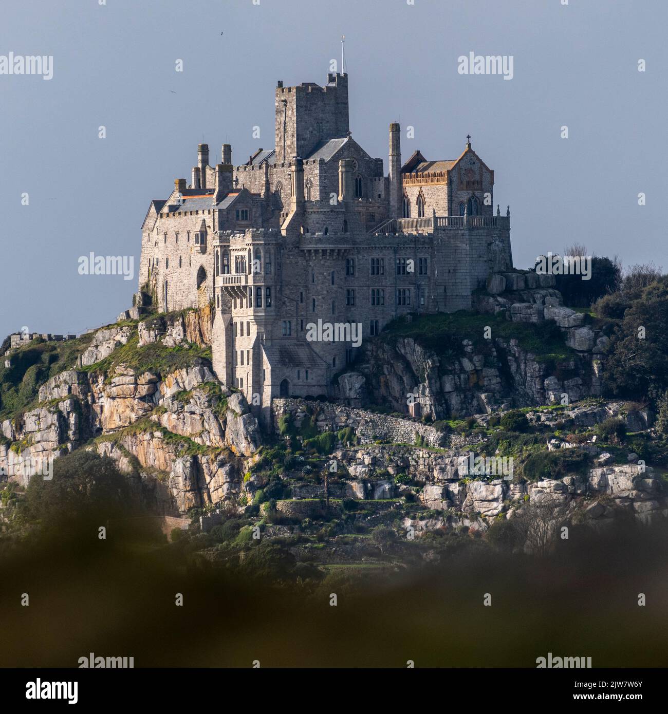 St. Michael's Mount Cornwall, Set aus der Game of Thrones-Serie. Stockfoto
