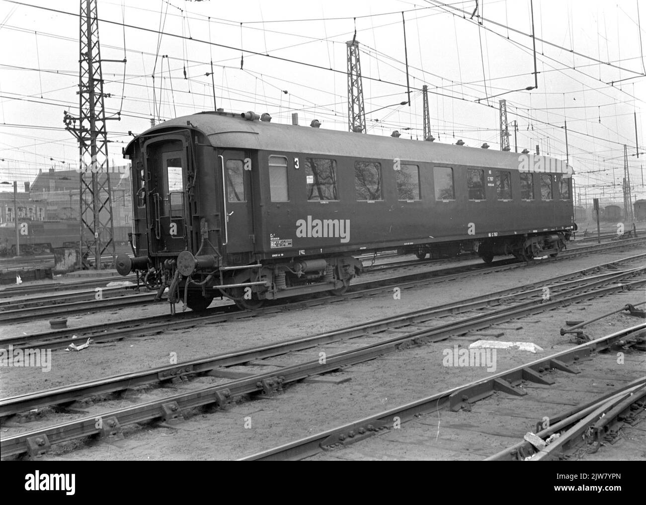 Bild des R.I.C. Autos NS C 7157 (Serie C 7151-7160) der N.S. in Amsterdam. Stockfoto