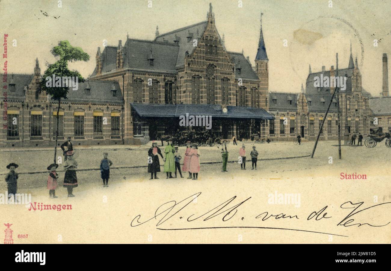 Bahnhof Nijmegen Recto, o. Stockfoto