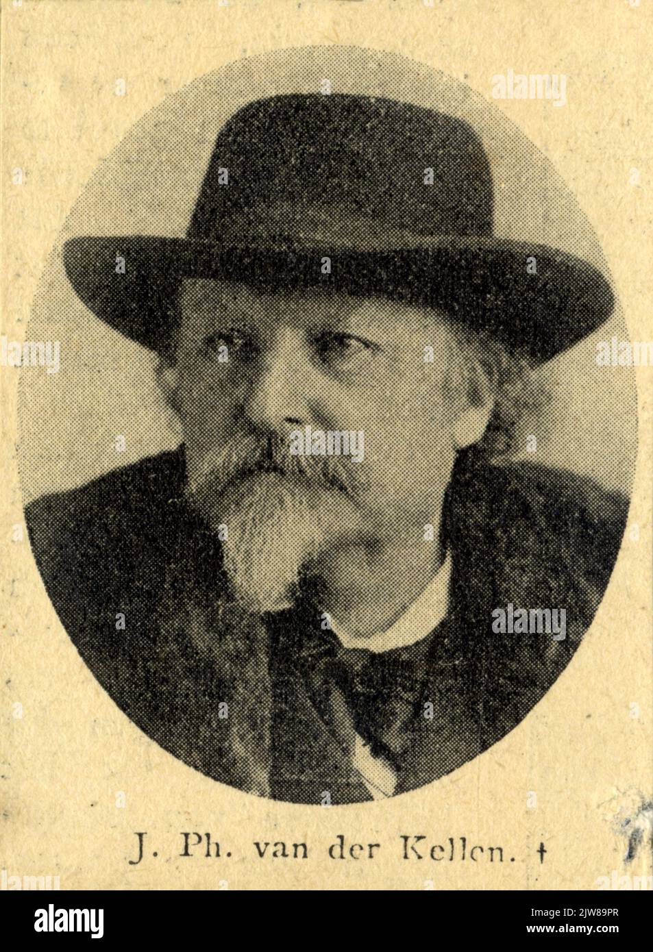 J. Ph. Van der Kellen. + Stockfoto
