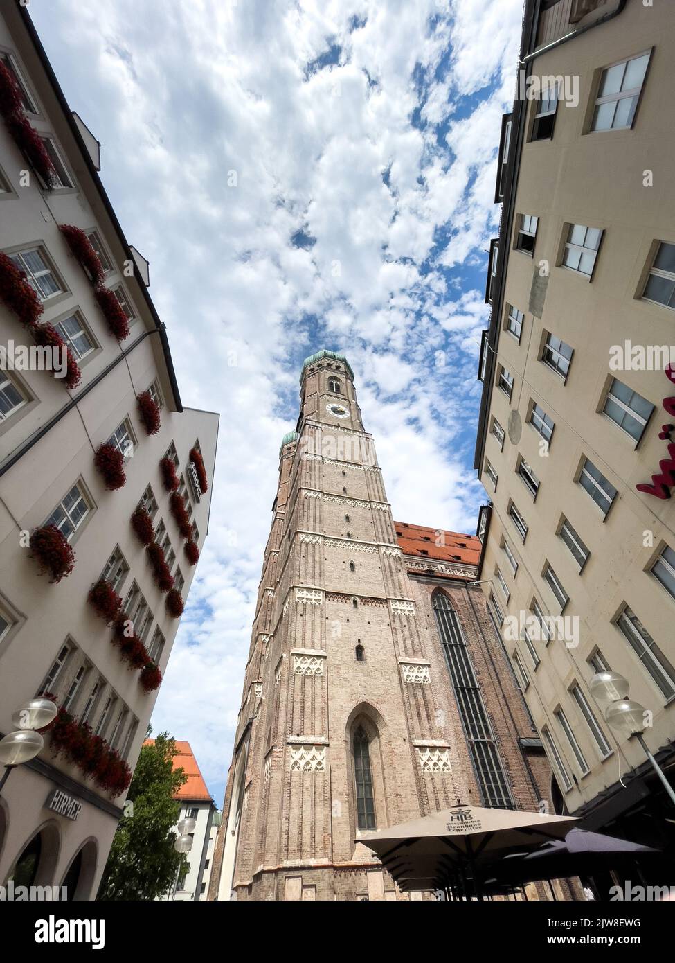 Frauenkirche im Zentrum von München, Deutschland Stockfoto