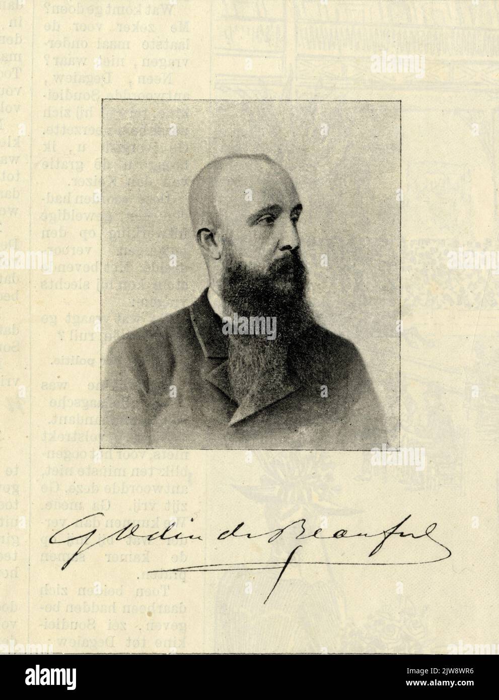 Goddess de beaufort '(Unterschrift) Stockfoto