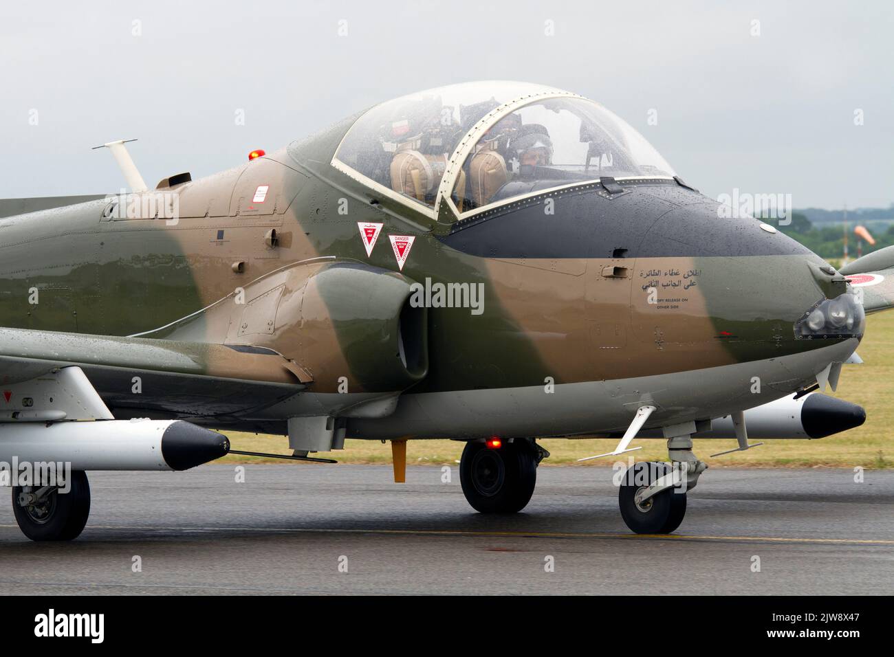 British Aircraft Corporation (BAC) 167 Strikemaster rollt auf der