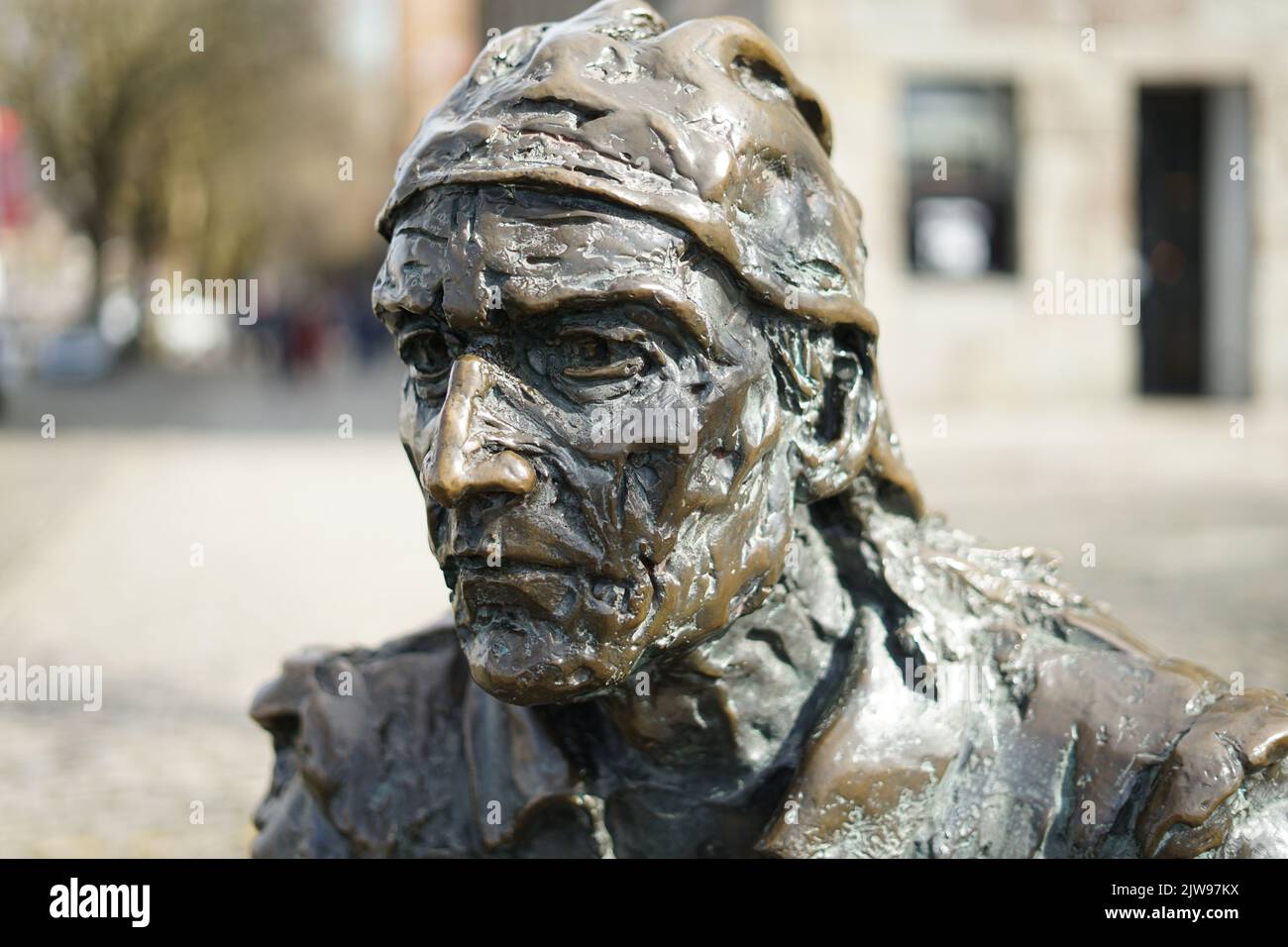 Eine Statue von John Cabot Stockfoto