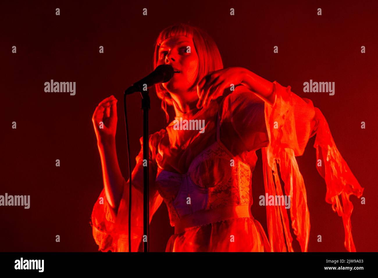 Biddinghuizen, Niederlande 19. august 2022 Aurora live beim Lowlands Festival 2022 © Roberto Finizio/ Alamy Stockfoto