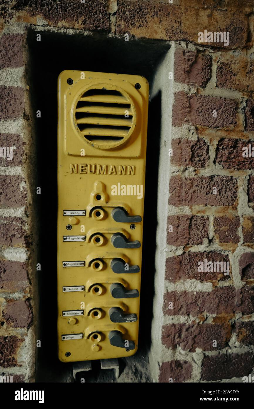 Vintage Detail im Eisenbahnmuseum Bochum Stockfoto