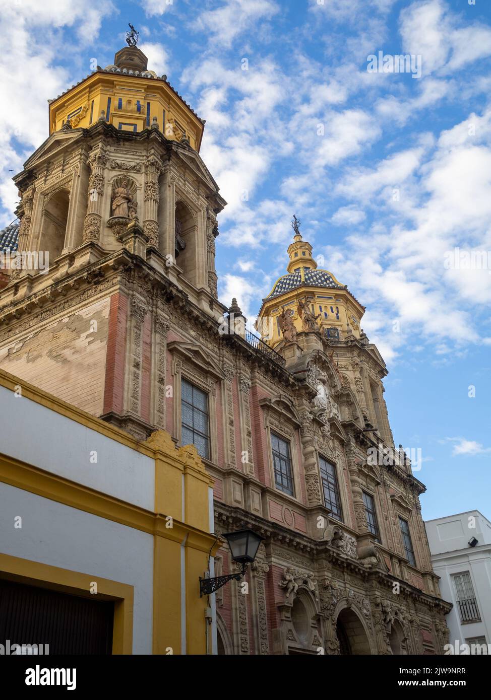 Kirche des heiligen Ludwig von Frankreich, von Leonardo von Figueroa, Sevilla Stockfoto