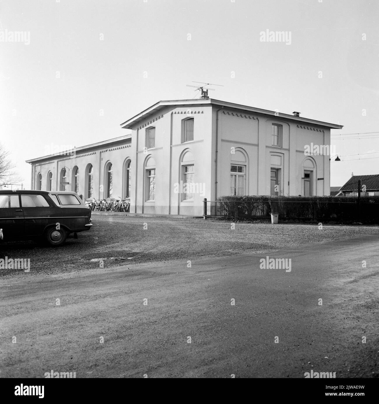 Blick auf die N.S. Station Breukelen in Breukelen. Stockfoto