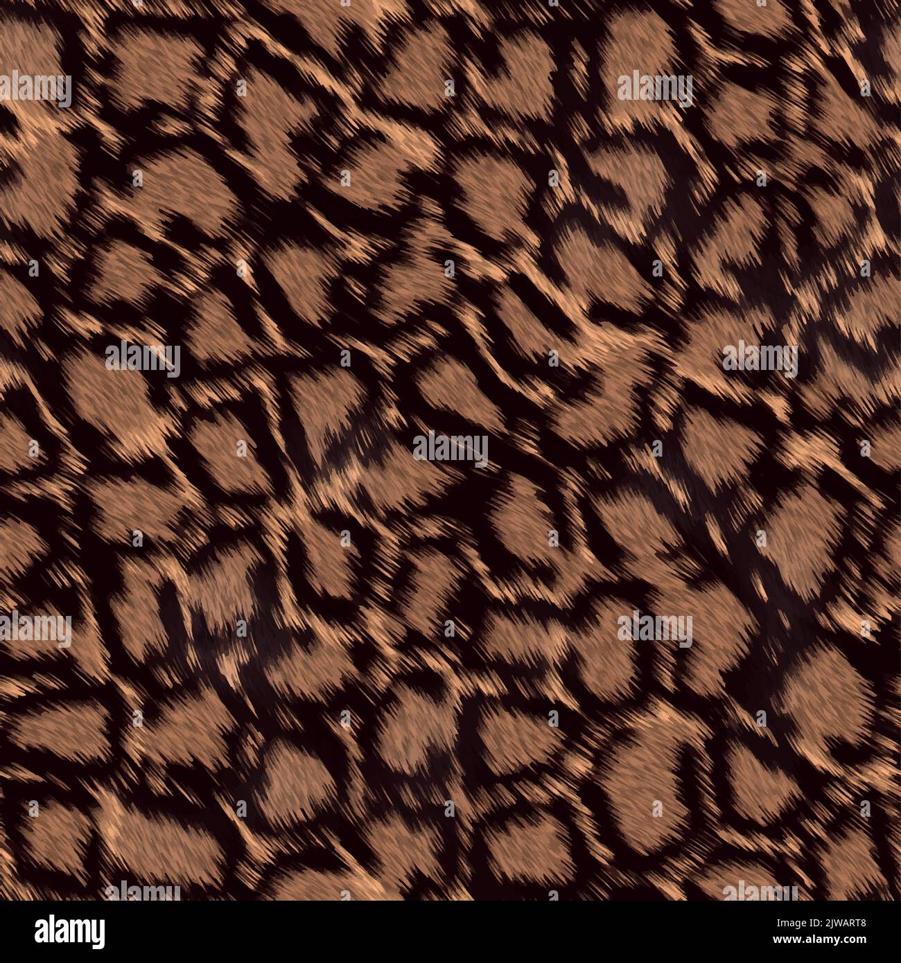 NAHTLOSES JAGUAR LEOPARD SKIN CAMOUFLAGE UND SUSSUARANA Stock Vektor