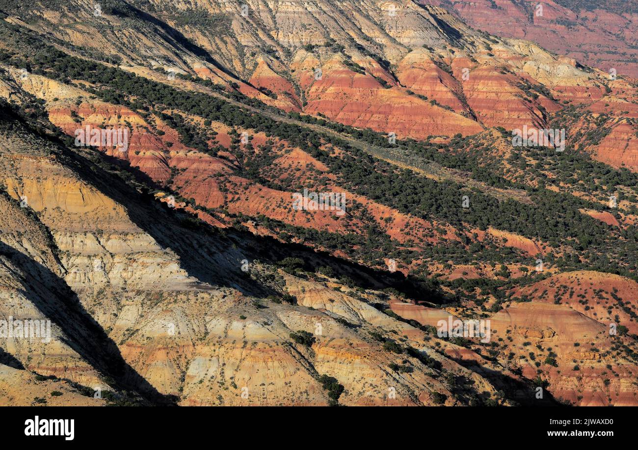 Wyoming geologische Landschaft Stockfoto