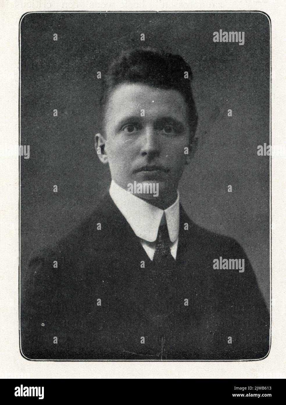 Porträt von Evert Cornelis, geboren 1884, Dirigent des Utrechtser
