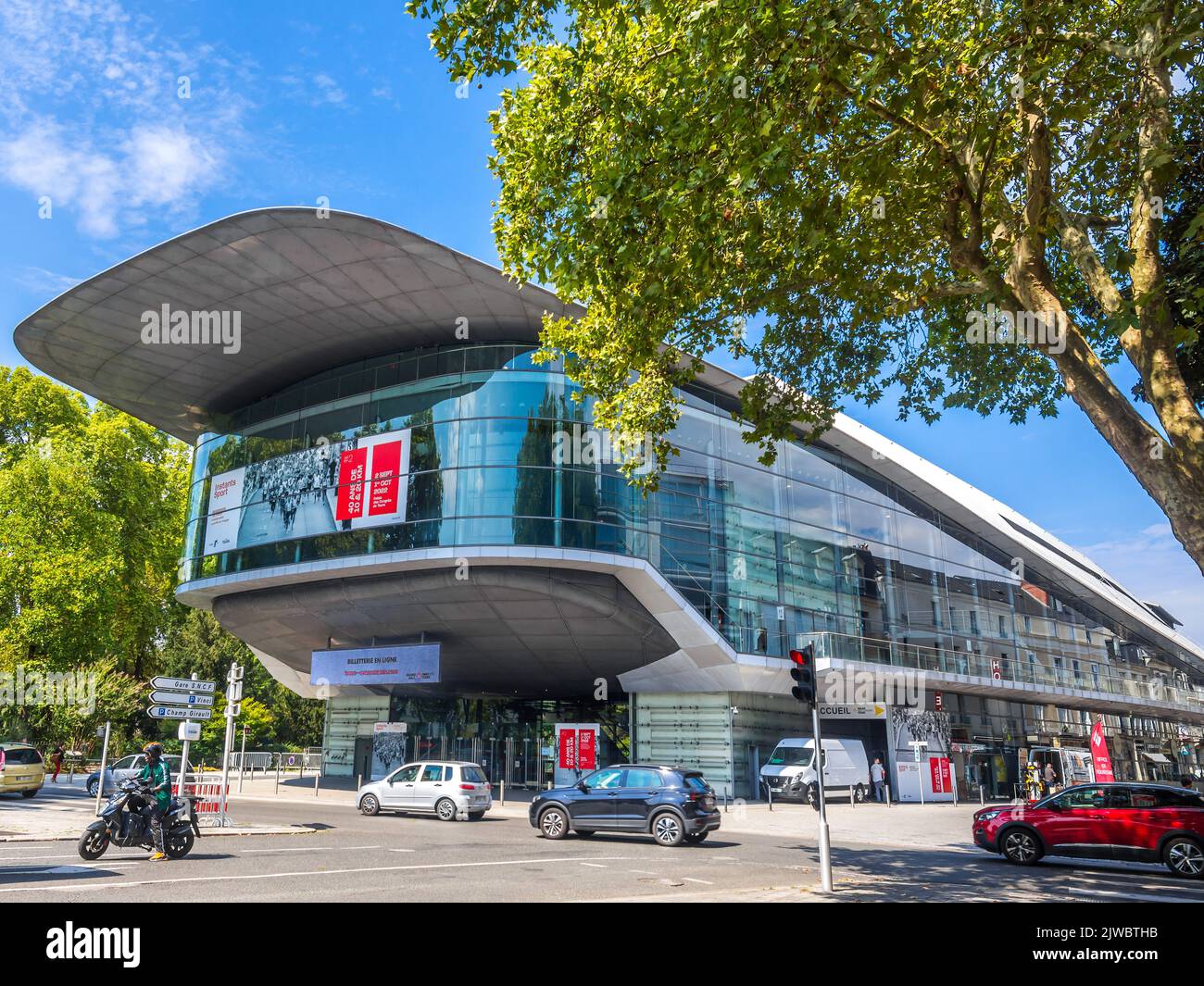 „Le Vinci-Palais des Congrés de Tours“, Boulevard Heurteloup, Tours, Indre-et-Loire (37), Frankreich. Stockfoto
