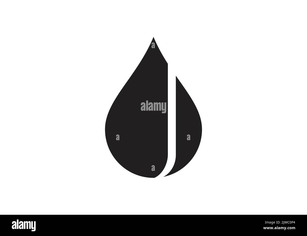 J Wassertropfen Drip Initial Monogram Letter Logo Design Vektor Vorlage j Letter Logo Design Stock Vektor