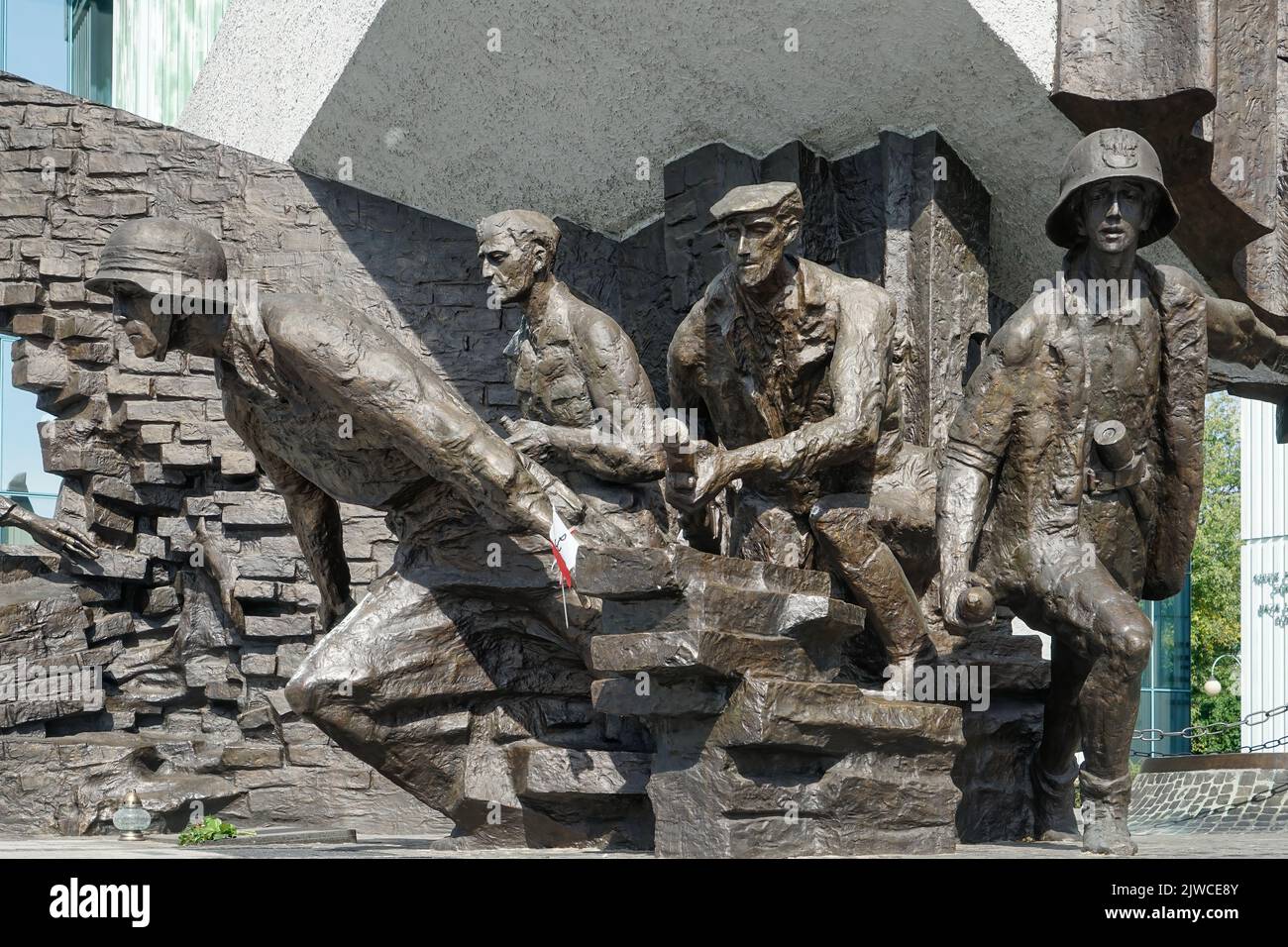 Warschau, Polen - 17. September 2014 : Denkmal der Aufständischen für die polnischen Kämpfer des Warschauer Aufstands am 17. September 2014 in Warschau Stockfoto