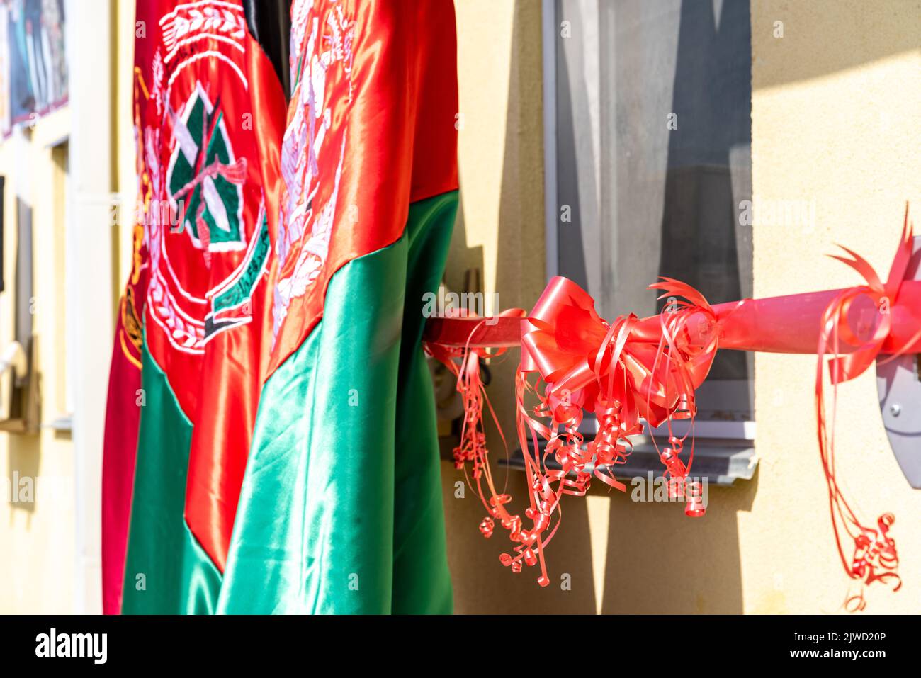 Bundeswehr in Afghanistan - Camp Shaheen Stockfoto