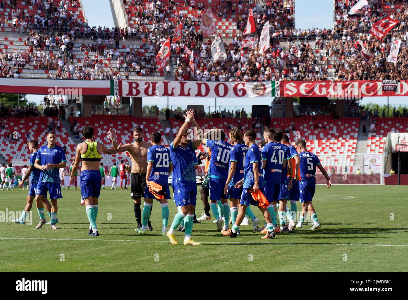 SPAL Ferrara während des SSC Bari gegen SPAL, Italienisches Fußballspiel der Serie B in Bari, Italien, September 03 2022 Stockfoto